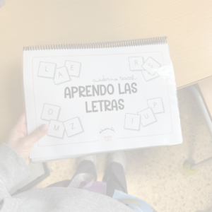 Cuaderno teacch letras
