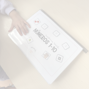 Cuaderno teacch números del 1-10